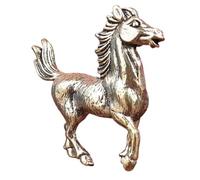 Sculpture Cheval - Collectibles Galopant Vintage Laiton 24g | Figurines de Plateau Chevaux, pour Voitures, Maison, École, Bureaux, Cafés, Librairies, Présentoir de Salon, Festival de Cheval