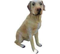 Sculpture chien attrape-intrusion Chien de combat Décoration Statue 82cm Nouveau