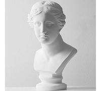 Sculpture classique en forme de buste masculin - Statue en résine de style grec pour décoration d'intérieur, affichage de bureau, 15 x 15 x 8 cm, pour les amateurs d'art et les collectionneurs