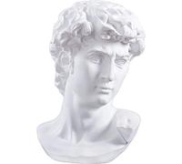 Sculpture crâne rétro - Figurine d'art en résine Moliere, décoration moderne pour la maison et le bureau, accent vintage unique, cadeau créatif pour les amateurs d'art et les collectionneurs