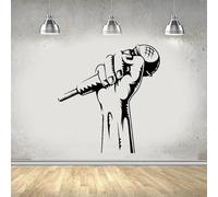 Sculpture créative Micro Musique Collants murals Décoration Salon Chambre Murale mobile Musique Décalcomanie