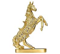 Sculpture Créative Personnalité Moderne Décoration Simple Nouvelle Maison Salon Porche Table Basse Cheval au Succès Statues de Bureau (Couleur: Or) Ornements Cadeaux Nouveauté