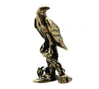 Sculpture D'aigle En Cuivre À Bords Lisses, Oiseau Miniature, Antirouille, Pour Salon