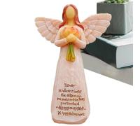 Sculpture d'ange décoratif, maison d'hôtes pour femme Ornements colorés Collegions de table en résine, décorations de fête de retraite maison