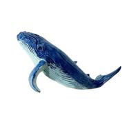 Sculpture de baleine portable fabriquée avec de la résine non toxique adaptée pour le paysage, l'art extérieur et l'accent du jardin Petite baleine pour patios