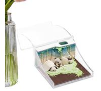 Sculpture De Bloc-notes Panda - Bloc-notes Créatif 9 X 9 X 5,1 Cm, Bloc Mémo Structurel Robuste, Accessoire De Planificateur Fantaisiste | Papeterie Cadeau D'anniversaire Et De Vacances, Fou