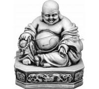 Sculpture de Bouddha en aspect pierre. Grande sculpture pour le jardin et l'habitat 25cm