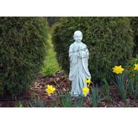 Sculpture de Bouddha en aspect pierre. Grande sculpture pour le jardin et l'habitat 73cm