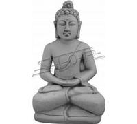 Sculpture de Bouddha en aspect pierre. Grande sculpture pour le jardin et l'habitat 85cm