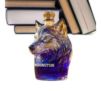 Sculpture De Bouteille De Whisky Tête De Chien | Carafe À Whiskyy En Résine Anti-fuite, Décoration D'intérieur, Pour Vodka, Bourbon, Tequila, Brandy | Cadeau De Bouteille De Whisky De Chien D'art