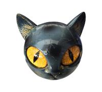 Sculpture De Chat, Figure Décorative Chat Noir Comme De Maison, Design Artistique, De Chambre Raffinée, Accessoires De Maison D'œuvres D'art Pour Les Amateurs D'animau