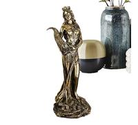 Sculpture de déesse - Licon du bonheur, design mythique, mini construction élégante | Figurine grecque qui s'inspire du symbolisme spirituel pour les autels, les tables cadeaux ou les