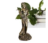 Sculpture de déesse - Licon du bonheur, design mythique, mini construction élégante | Figurine grecque qui s'inspire du symbolisme spirituel pour les autels, les tables cadeaux ou les