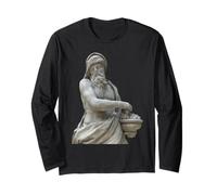 Sculpture de Dieu Romain Barbu Tee Art Histoire Graphique Manche Longue