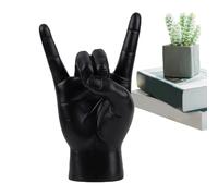 Sculpture de doigt décorative Rock and Roll, Statue de Geste de la Main « I Love You », Culpture Amour Geste Décoration, Sculpture à la Main D’art Moderne, Table De Nuit, Décoration Rocheuse, Décorati