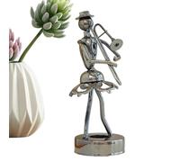 Sculpture de figurine de guitariste, figurine de collection de joueur de guitare | Modèle de collection de statues de joueur de guitare,Décorations de table de fabrication exquise pour espace de