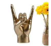Sculpture de Handicap de Rock and-Roll comme décoration pour Le Geste Geste, Signal à Main | La Sculpture de la Main d'art Moderne comme décoration Domestique, régalisplay, esthét