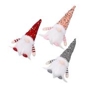 Sculpture de jouet anonyme illuminée par LED - Facile à placer - Décoration de vacances pour la maison - Sans outils nécessaires