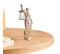 Sculpture de la justice aveugle - Statue en résine Themiss, loi romaine grecque Goddess échelles de rétention | Statue de symbole juridique décoratif pour la maison, la salle du tribunal, le bureau