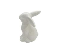 Sculpture De Lapin En Porcelaine - Figurine De Lapin En Céramique, Décoration De Bureau, Centre De Table De Pâques, Présentoir De Plateau À Plusieurs Niveaux | Étagère De Salon Pour Salle À Manger, Ac