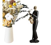 Sculpture de musicien - Sculpture de groupe en résine, sculpture décorative de musicien | Personnages créatifs de bande en résine, figurines musicales de groupe de jazz de bureau, collection musicale