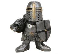 Sculpture de nain médiéval complexe pour votre jardin et décoration d'intérieur (W137)