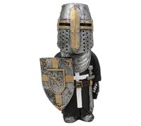 Sculpture de nain médiéval complexe pour votre jardin et décoration d'intérieur (W139)