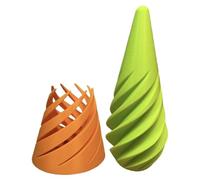 Sculpture De Passage De Pyramide Impossible, Jouet De Cône en Imprimé en, Jouet De Passage À Travers La Pyramide, ni Illusion De Fil, Sculpture De Passage De Pyramide