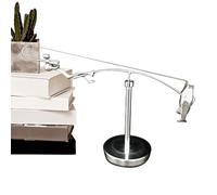 Sculpture De Pêcheur en équilibre-23×5.5×2cm, Figurine Pêche Cinétique, Statue Pêcheur en Métal, Décoration Bureau Artistique pour Maison Ou Bureau, Cadeau pour Amateurs Pêche