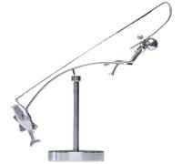Sculpture De Pêcheur en Équilibre, Sculpture De Pêche Cinétique - Art De L'équilibre for Votre Espace, Jouet De Bureau en Équilibre Cinétique De Pêcheur, Sculpture Physique(1pcs)