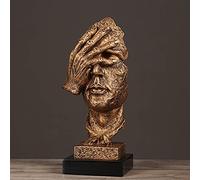 Sculpture de penseur moderne en résine, statue d'art décoratif pour bureau et maison pour ornements créatifs