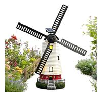 Sculpture de phare de phare décorative de statue solaire LED, éclairage extérieur résistant aux intempéries | Décoration de jardin à puissance solaire pour la cour arrière, terrasse, balcon, chemin, c