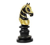 Sculpture De Pièces D'échecs, Ornement Rétro, Figurine en Résine À Collectionner, Grand Jeu, Roi, Reine, Cheval De Guerre, Décoration pour La Maison, Le Bureau, L'étude, De Noël