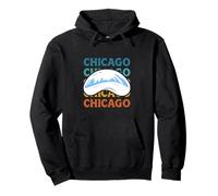 Sculpture de Porte de Nuage de Chicago Vintage Rétro Souvenir de Voyage Sweat à Capuche