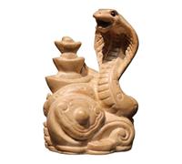 Sculpture de serpent en bois sculpté à la main, figurine de serpent Feng Shui, petites figurines de serpent chinois en bois, sculpture de serpent en bois 2025, figurine de serpent en bois pour table,