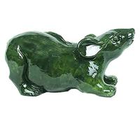 Sculpture de table - Décoration de table - Animal du zodiaque chinois Feng Shui - Statue de taureau de jade - Statue de dragon du zodiaque chinois - Décoration de bureau - Couleur : I : singe