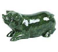 Sculpture de table - Décoration de table - Animal du zodiaque chinois Feng Shui - Statue de taureau de jade - Statue de dragon du zodiaque chinois - Décoration de bureau - Couleur : I : singe