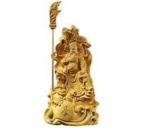 Sculpture de Table en buis Feng Shui, Sculpture méditative Wucai Shenguan, Relations publiques, deuxième maître Artisanal, Ornements 0827