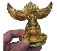 Sculpture de Table Feng Shui, Sculpture d'aigle Pur, Dapeng, cuivre, Laiton, Coup de Tonnerre, Statue Murale d'oiseau à Ailes dorées, pour 1228 (M)