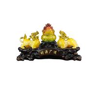 Sculpture de Table Richesse Pi Xiu Statue Décoration Ouverture Félicitations Cadeaux Salon Bureau Pi Xiu Décoration Entreprise (Couleur : Renne -Style5)