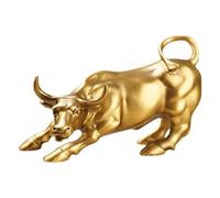 Sculpture de Taureau de Wall Street - Décoration de Taureau en résine, Cadeaux de Bourse pour Les employés de Bureau, décoration Feng Shui Porte-Bonheur pour Le Bureau, la Maison, Le Magasin