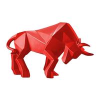 Sculpture de taureau occidental rustique, sculptures d'animaux en résine décoration de table | Sculptures d'animaux en résine pour décoration de table, matériau en résine représentant un bon bétail