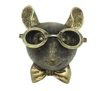 Sculpture de tête d'animal en résine, décoration murale en forme de tête d'animal qui ne se décolore pas, décoration murale décorative, tête d'animal 3D, support mural en forme de tête de cerf pour