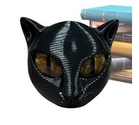 Sculpture de tête de chat, décoration d'intérieur Pussycat, 8,9 x 8,9 cm, pièce d'art de chaton et utilisation polyvalente, décorations de table pour salon, tableau de bord, bureau, étagère, chambre