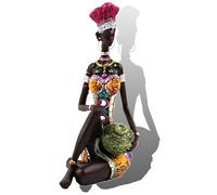 Sculpture DÉCORATIONS des Femmes, N JAR Figurines DÉCORS Home, Stations DE Figures d'art Demande, Artisanat à Collectionner, Ornements Tribal Lady pour la bibliothèque de fête du Salon
