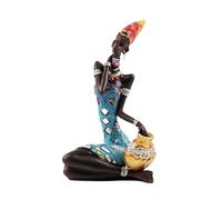 Sculpture DÉCORATIONS des Femmes, N JAR Figurines DÉCORS Home, Stations DE Figures d'art Demande, Artisanat à Collectionner, Ornements Tribal Lady pour la bibliothèque de fête du Salon