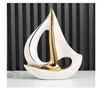 Sculpture décorative Abstraite Moderne en Forme de voilier, décoration Nautique, décoration de Table de Salon, Statue de décoration de Bateau d'art, Statues d'entrée de Bar de Bure