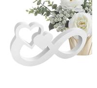 Sculpture du cœur infini - Statuette en résine décorative, style élégant | Décoration romantique pour la maison, ornement symbolique pour les conjoints, les petits amis, la famille, la mère et la fête