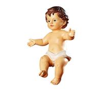 Sculpture du Saint Enfant Jésus, Figurine De L’Enfant Jésus | Statue De La Nativité Chrétienne, Décoration en Résine De Jésus D'enfance, Idéale pour La Scène De Noël, Figure Religieuse De l'enfant