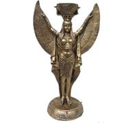 Sculpture Egypte Déesse Maat Lampadaire Lampes Statues Sculptures Nouveau